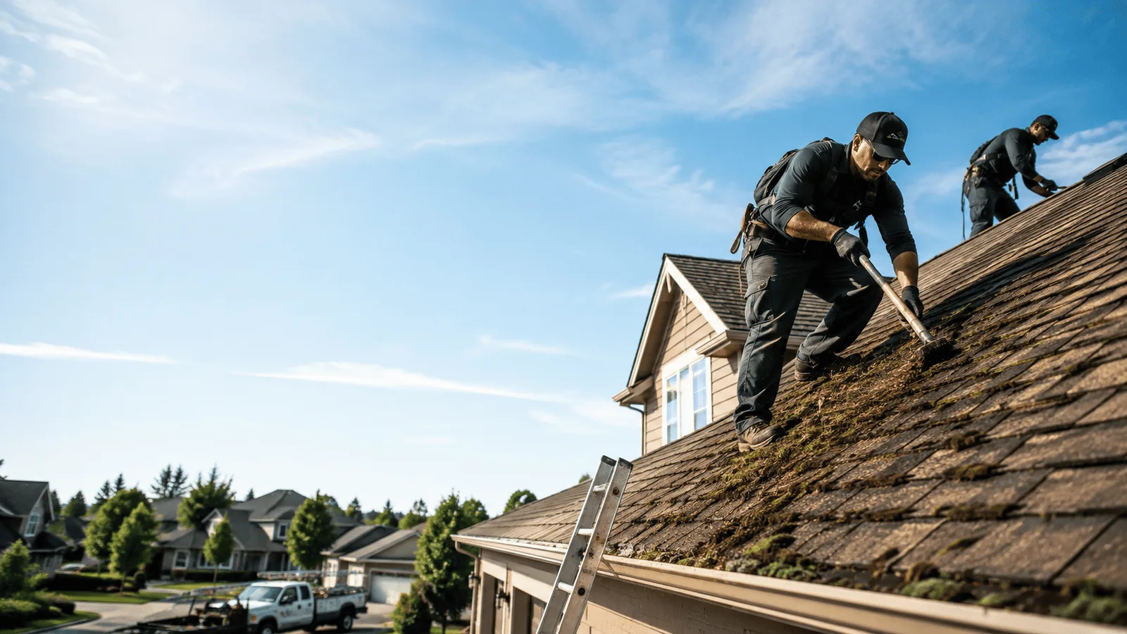 Roof Moss Removal in Middletown, OH near me